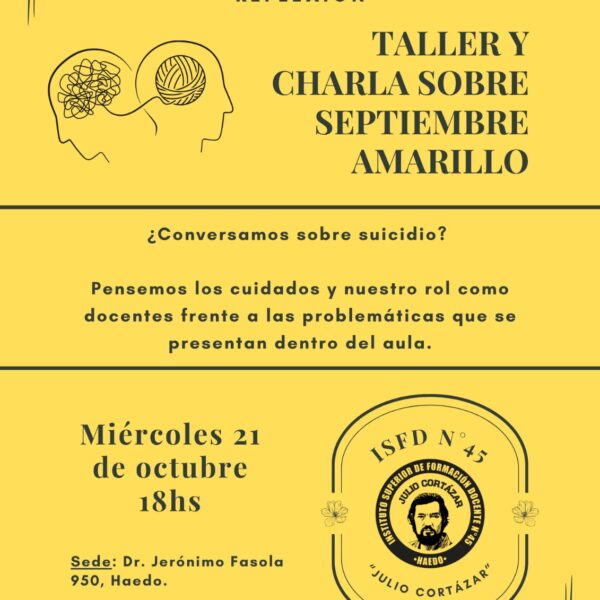Jornada de reflexión sobre el suicidio